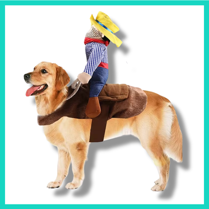 Cowboy - Hunde Halloween Kostüm