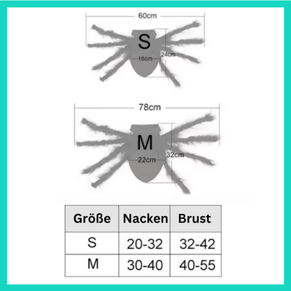 Spinnen Halloween Kostüm für Hunde