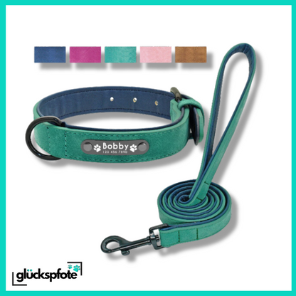 Premium Hundehalsband & Leine Set